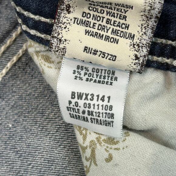 Vintage Y2k BKE Sabrina Straight Low-Rise Jeans Size 27 - Picture 7 of 9